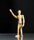 Human wood manikin Royalty Free Stock Photo