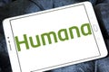 Humana health insurance company logo Royalty Free Stock Photo