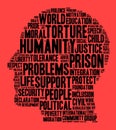 Humanity word cloud concept Royalty Free Stock Photo