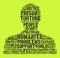 Humanity word cloud concept Royalty Free Stock Photo