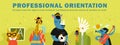 Humanized Animals Professional Orientation Illustration