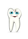 Healed tooth Royalty Free Stock Photo