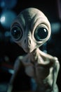 Humanoid alien - generative AI, AI generated