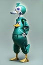 The humanoid Duck Design AI model is a state-of-the-art artificial intelligence model specifically trained to generate innovative