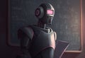 Humanoid education robot teacher