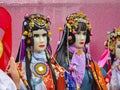 The humanoid lantern of a celestial maiden at the 2024 Taipei Lantern Festival in Taiwan.