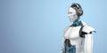 Humanoid Robot Callbot Royalty Free Stock Photo