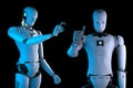 Humanoid robot hand pointing