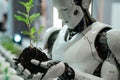 humanoid robot with sprout