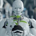 humanoid robot with sprout