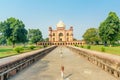 Humayun`s tomb and char bagh gardens in Delhi