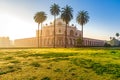 Humayun\'s tomb of Mughal Emperor Humayun designed by Persian architect Mirak Mirza Ghiyas in New Delhi, India. Tomb was Royalty Free Stock Photo