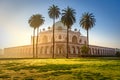 Humayun\'s tomb of Mughal Emperor Humayun designed by Persian architect Mirak Mirza Ghiyas in New Delhi, India. Tomb was Royalty Free Stock Photo