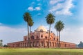 Humayun`s tomb of Mughal Emperor Humayun designed by Persian architect Mirak Mirza Ghiyas in New Delhi, India. Royalty Free Stock Photo