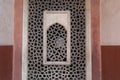 humayun's tomb window pattern Royalty Free Stock Photo