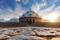 Humayun Tomb complex in India, Isa Khan's tomb, New Delhi Royalty Free Stock Photo