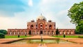 Humayuns Tomb, popular destination in Delhi Royalty Free Stock Photo