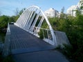 Humber Bay Waterfront Park Bridge Royalty Free Stock Photo