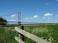 Humber Bridge, Barton Upon Humber. UK. Royalty Free Stock Photo