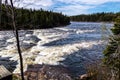 The Humber River wanders through the park. Sir Richard Squires Provincial Park Newfoundland Canada Royalty Free Stock Photo