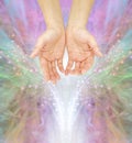 The humble hands of a Spiritual Healing Practitioner