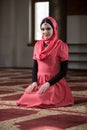 Humble Muslim Prayer Woman Royalty Free Stock Photo