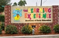 Brick sign for The Learning Experience Academy.