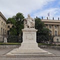 Humboldt-Universitat zu Berlin (Berlin's Humboldt University) named in honor of its founder - Berlin Royalty Free Stock Photo