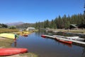 Hume Lake near Kings Canyon National Park. California Royalty Free Stock Photo