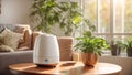 Humidifier the living room, plants flowerpots water fresh purifier comfort lifestyle wet electric