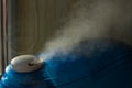 Humidifier producing a vapor Royalty Free Stock Photo