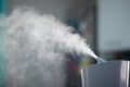 Humidifier spreading steam Royalty Free Stock Photo