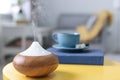 Humidifier on table Royalty Free Stock Photo