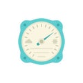 Humidity barometer icon flat isolated vector Royalty Free Stock Photo