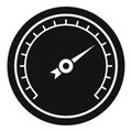 Humidity barometer icon, simple style Royalty Free Stock Photo