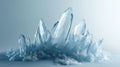 humidity elevating ice crystal Royalty Free Stock Photo