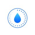 Humidity icon, vector sign Royalty Free Stock Photo