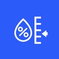 humidity level, water control vector icon