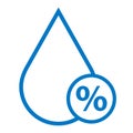 Humidity vector icon