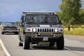 Hummer H2 Truck on Highway Royalty Free Stock Photo