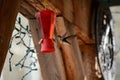 Hummingbird at Feeder Royalty Free Stock Photo