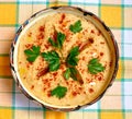 Hummus (Lebanese Food) Royalty Free Stock Photo