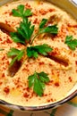 Hummus (Lebanese Food) Royalty Free Stock Photo