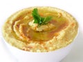 Hummus (Lebanese food) Royalty Free Stock Photo
