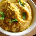 Hummus with lemon zest