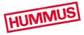 Hummus rubber stamp Royalty Free Stock Photo