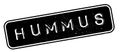 Hummus rubber stamp Royalty Free Stock Photo