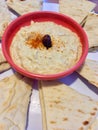 Hummus and Pita Appetizer