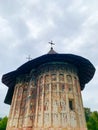 Humor Monastery building facade in Suceava