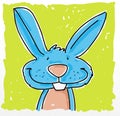 icona a rabbit Humorous comics with mascots and icons Royalty Free Stock Photo